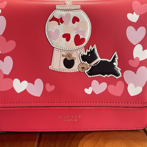 Last One! NWT Radley London I Choose You Small Flapover Crossbody ❤️❤️❤️ - Picture 6 of 13